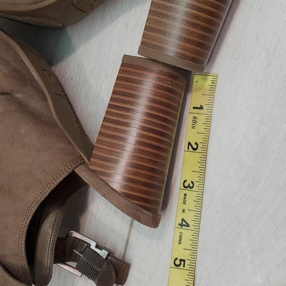 Circus by Sam Edelman Womens Emmy Ankle Heels Peep Toe Boots shoes sz 9.5 - Picture 9 of 12